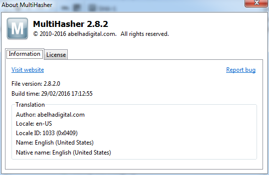 MultiHasher - Screenshot #1