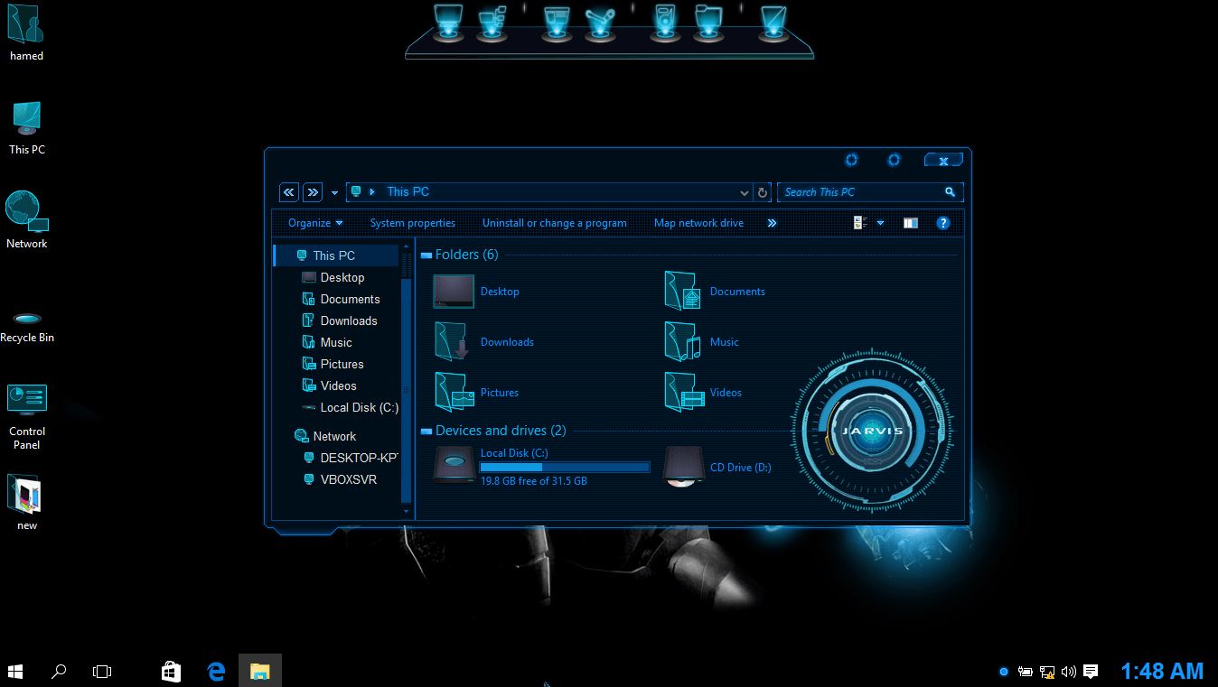 jarvis theme for windows 7 free download