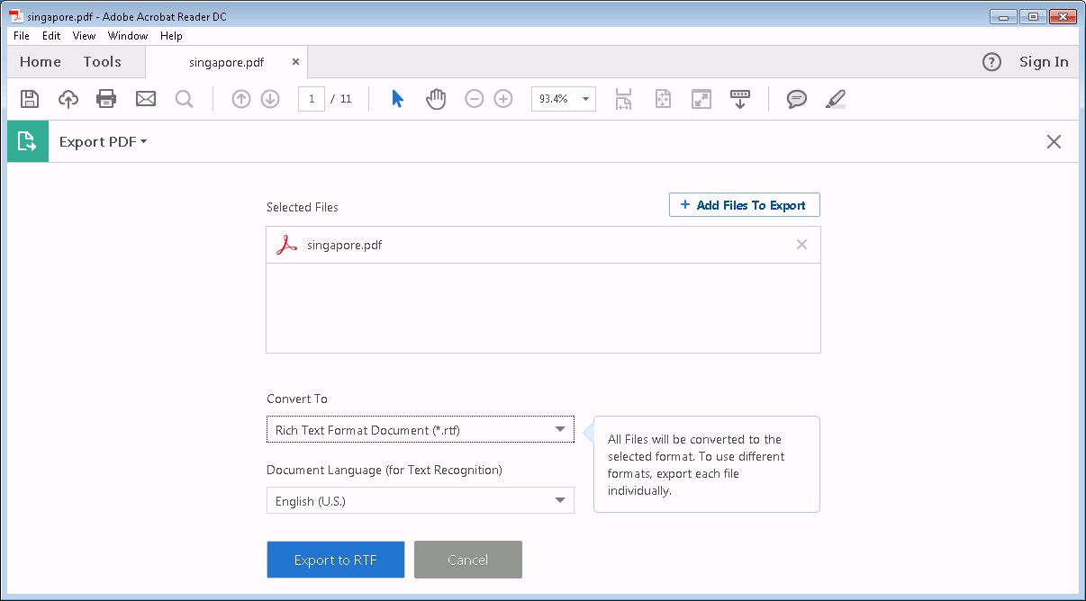 Adobe Acrobat Reader DC - Screenshot #14