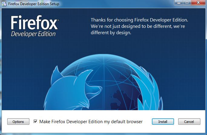 firefox developer edition vs firefox speed