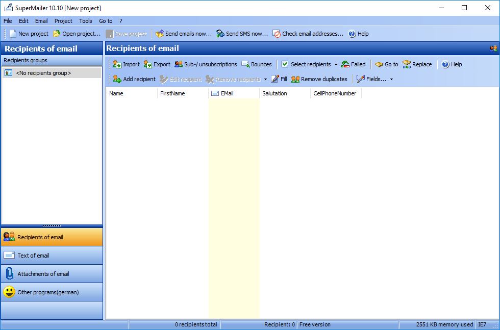 SuperMailer - Screenshot #5