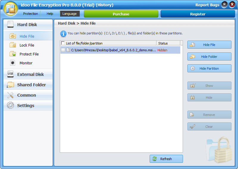 idoo File Encryption Pro - Screenshot #3