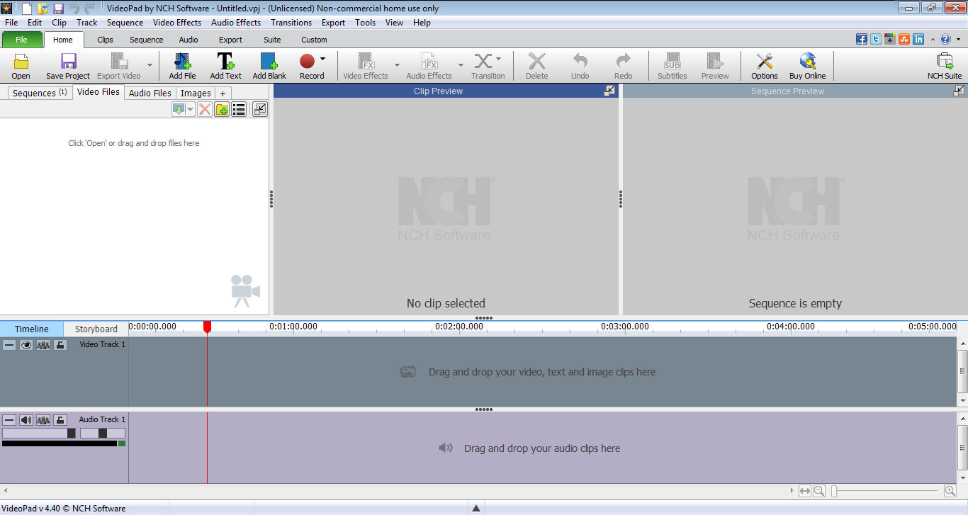 VideoPad Video Editor - Screenshot #8