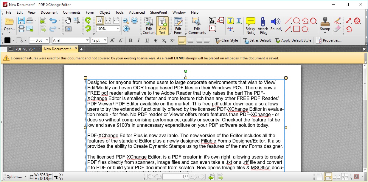 PDF-XChange Editor - Screenshot #13
