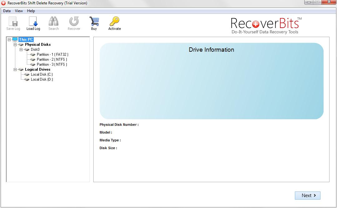 RecoverBits Shift Delete Recovery latest version Get best Windows