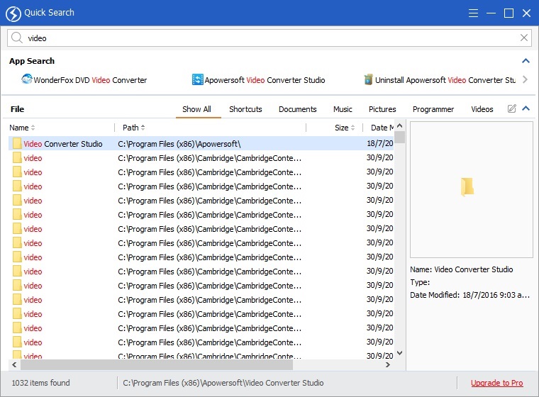 Quick Search - Screenshot #7