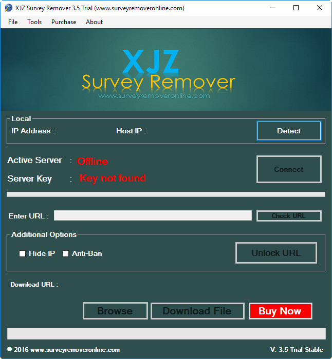 xjz survey remover alternative