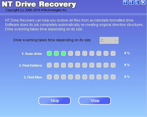 NT Drive Recovery - Screenshot #1