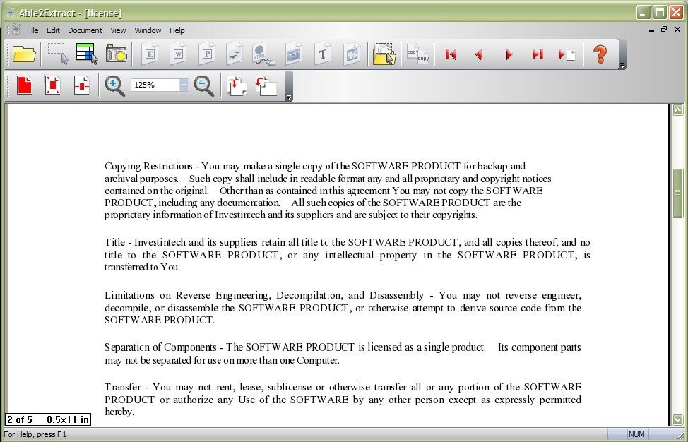 Able2Extract PDF Converter - Screenshot #23