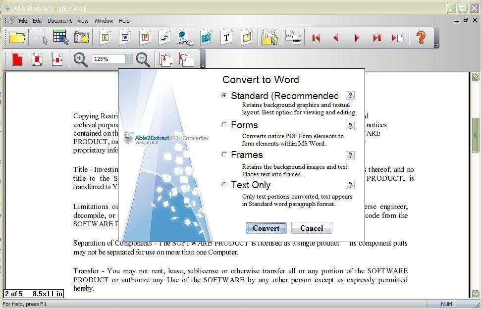Able2Extract PDF Converter - Screenshot #21