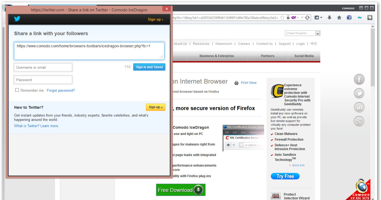Comodo IceDragon - Screenshot #12