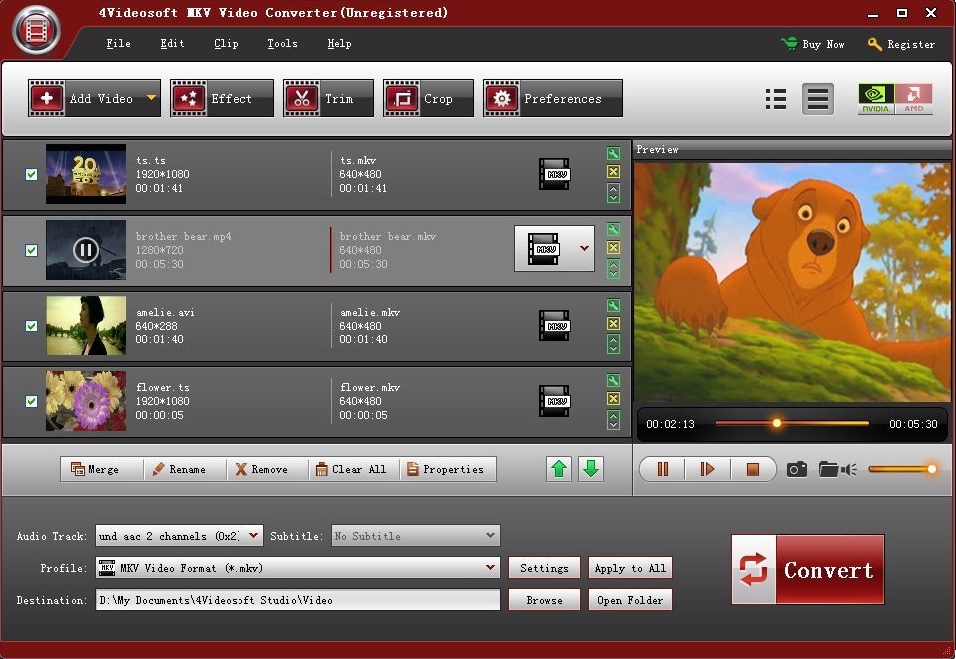 mkv undf video converter free download