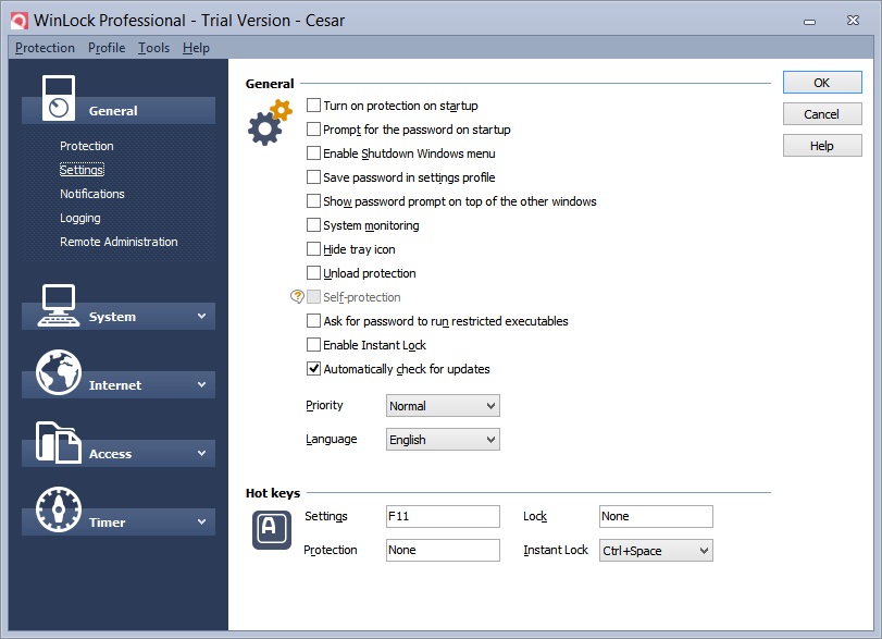 WinLock Professional - Screenshot #24
