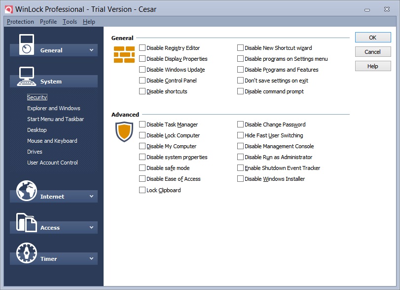 WinLock Professional - Screenshot #22