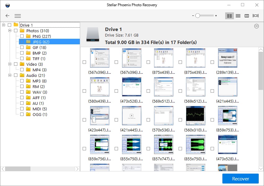 Stellar Phoenix Photo Recovery - Screenshot #14