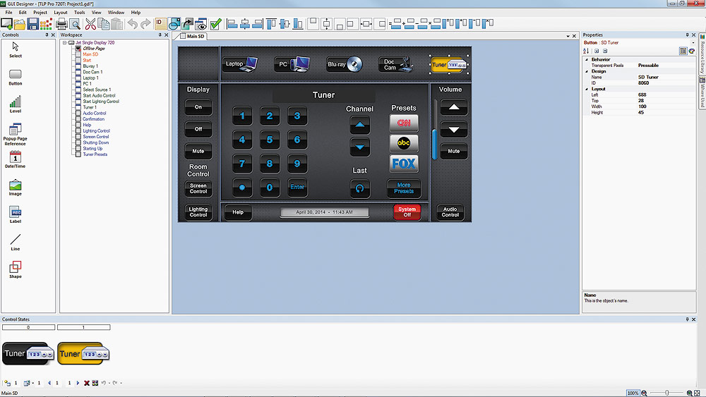 GUI Designer - Screenshot #1