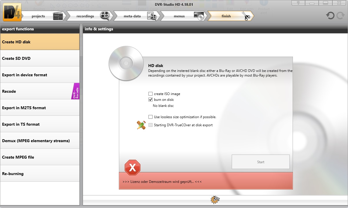 DVR-Studio HD - Screenshot #1