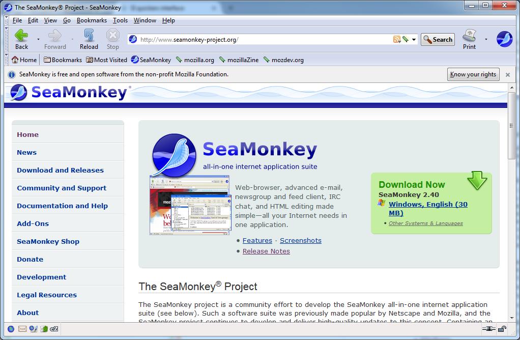 download Mozilla SeaMonkey 2.53.17 free