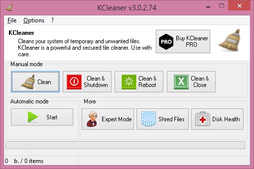 KC Softwares KCleaner - Screenshot #14