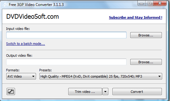 Free 3GP Video Converter - Screenshot #11