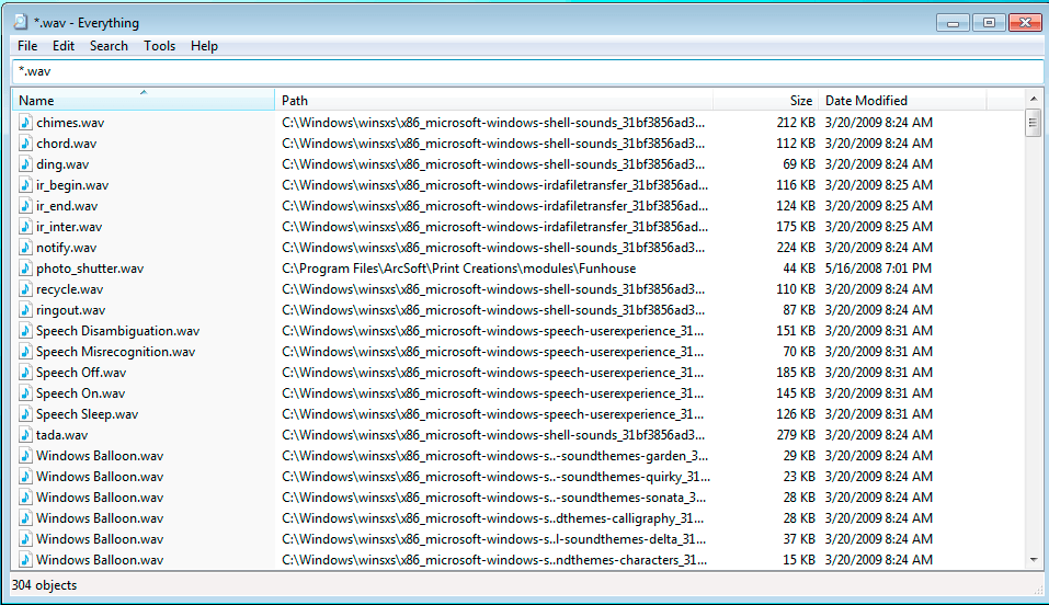 instal Everything 1.4.1.1023 / 1.5.0.1354a Alpha