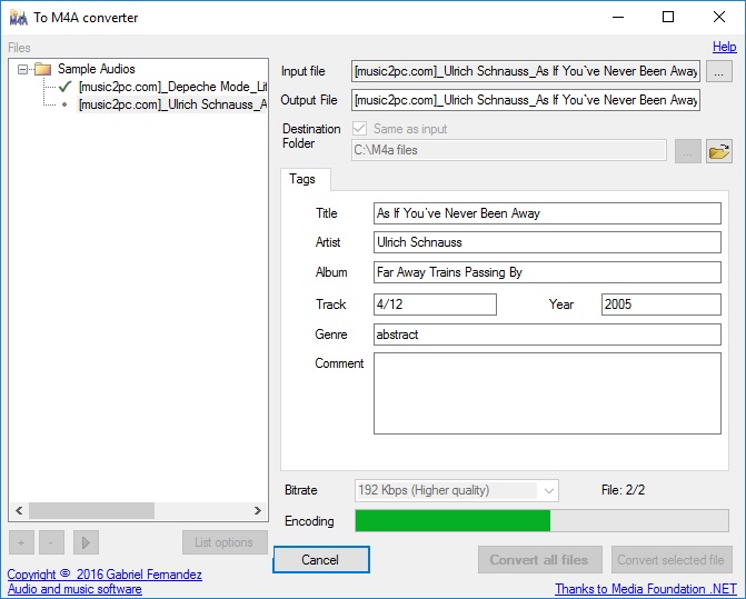 free flac to m4a converter