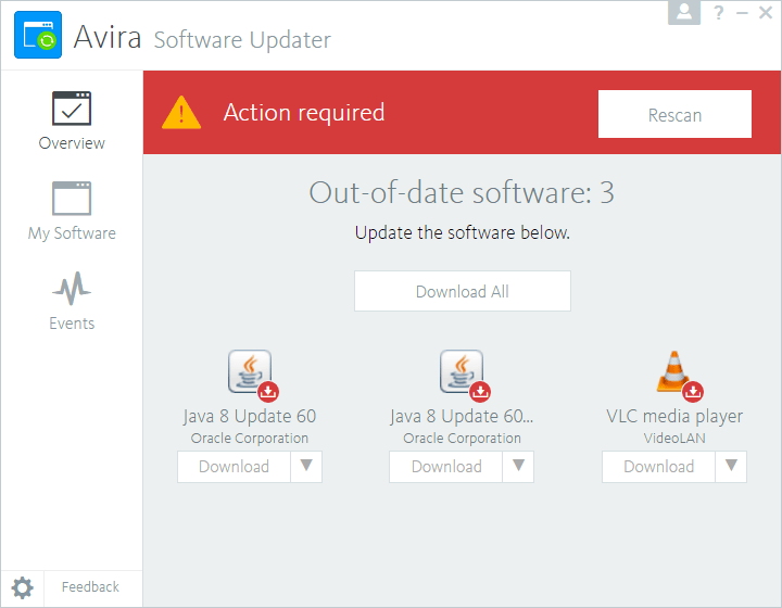Update is active. Avira software updater. .out программы glediator.