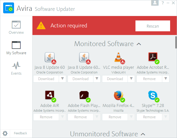 Avira Software Updater - Screenshot #8