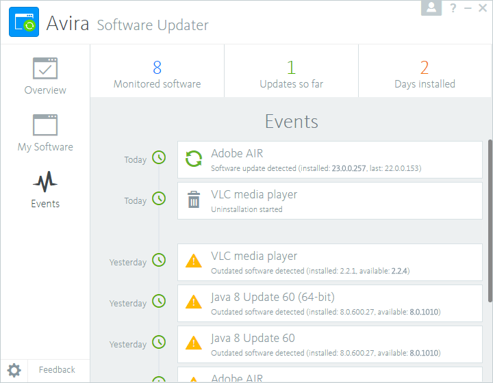 Avira Software Updater - Screenshot #7