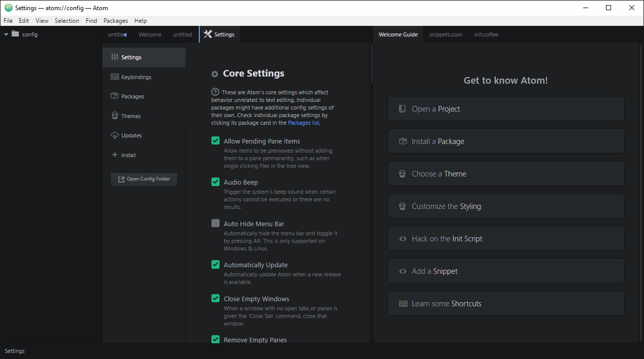 Atom - Screenshot #3