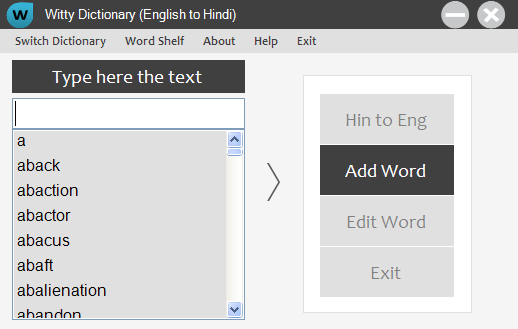 Witty Dictionary - Screenshot #2