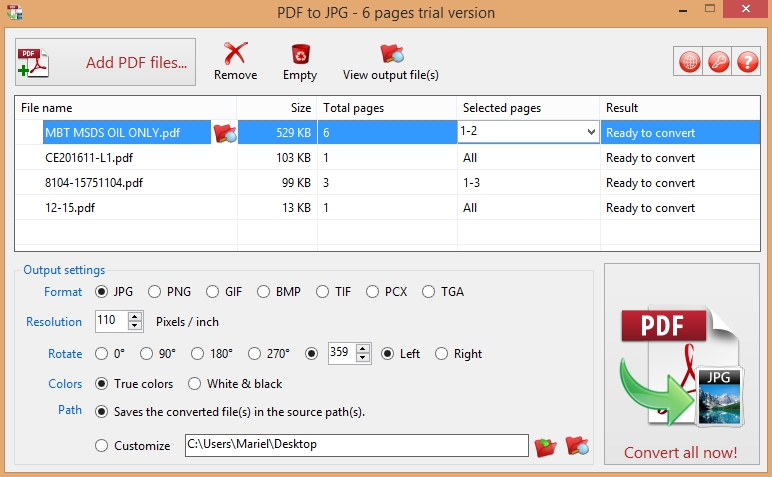 PDF to JPG - Screenshot #14