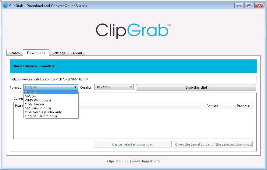 ClipGrab download for free SoftDeluxe