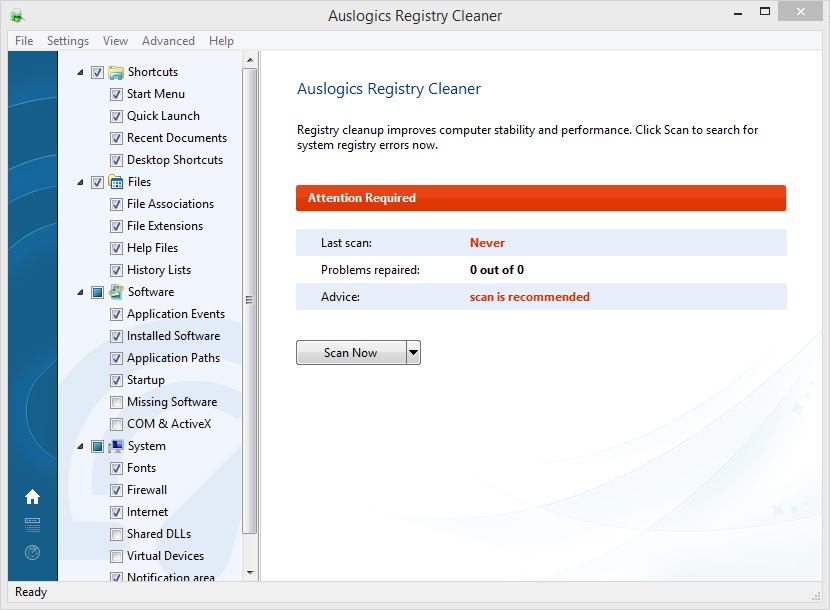 instal the new for android Auslogics Registry Defrag 14.0.0.3