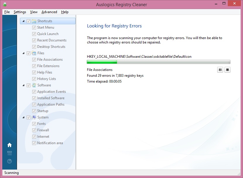 auslogics registry cleaner malware