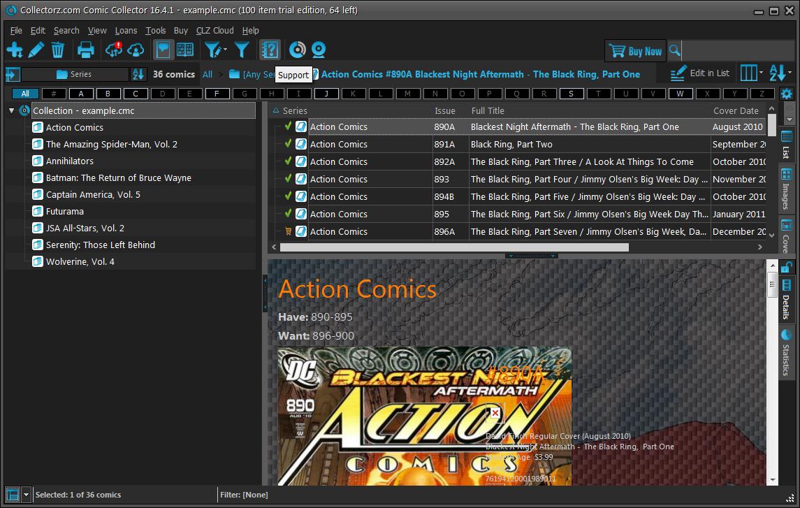 Collectorz.com Comic Collector - Screenshot #17
