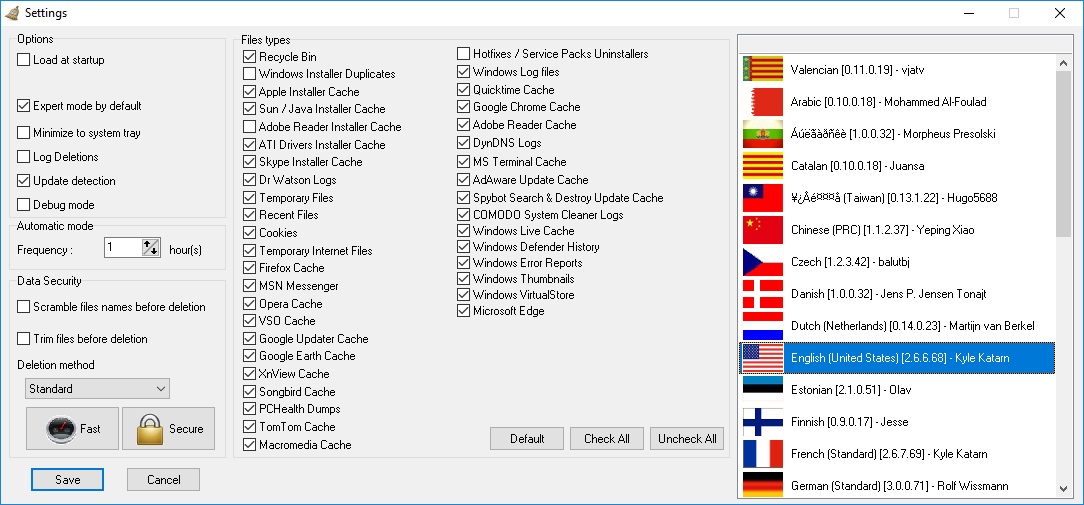 KC Softwares KCleaner - Screenshot #8