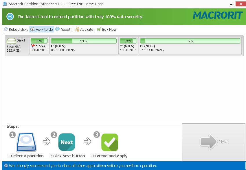 Macrorit Partition Extender Pro 2.3.0 download the new