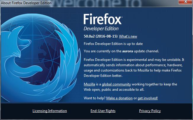 Firefox Developer Edition - Screenshot #14