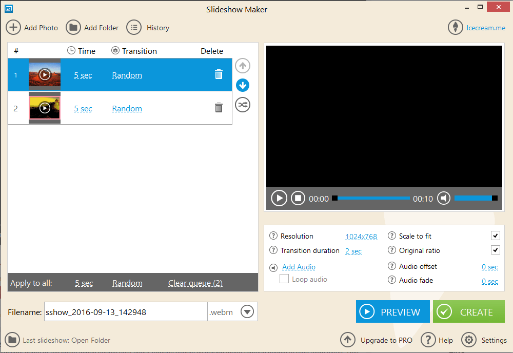 Icecream Slideshow Maker - Screenshot #11