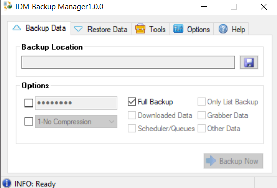 IDM Backup Manager - Screenshot #3