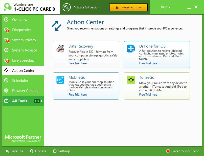 1click pc care potable 1click pc care potable