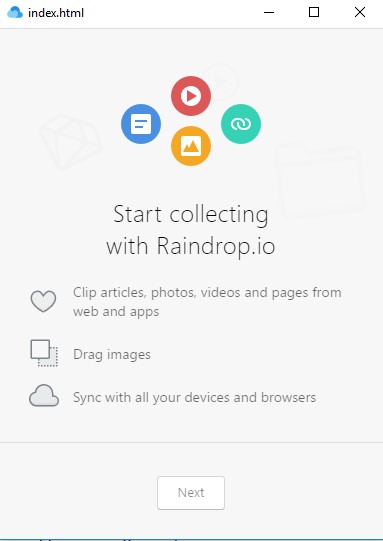 Raindrop.io - Screenshot #1