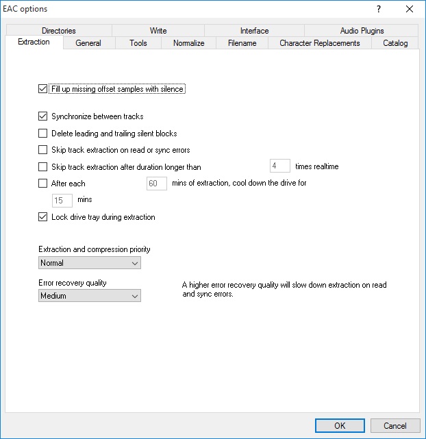Exact Audio Copy - Screenshot #4