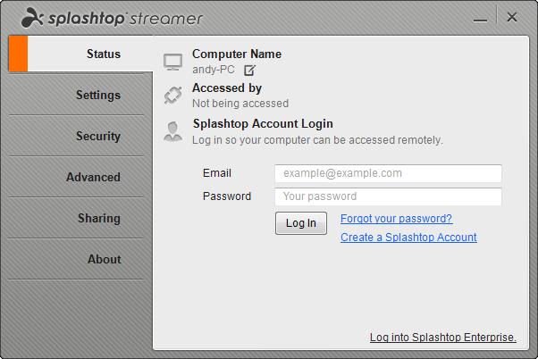 Splashtop Streamer - Screenshot #3