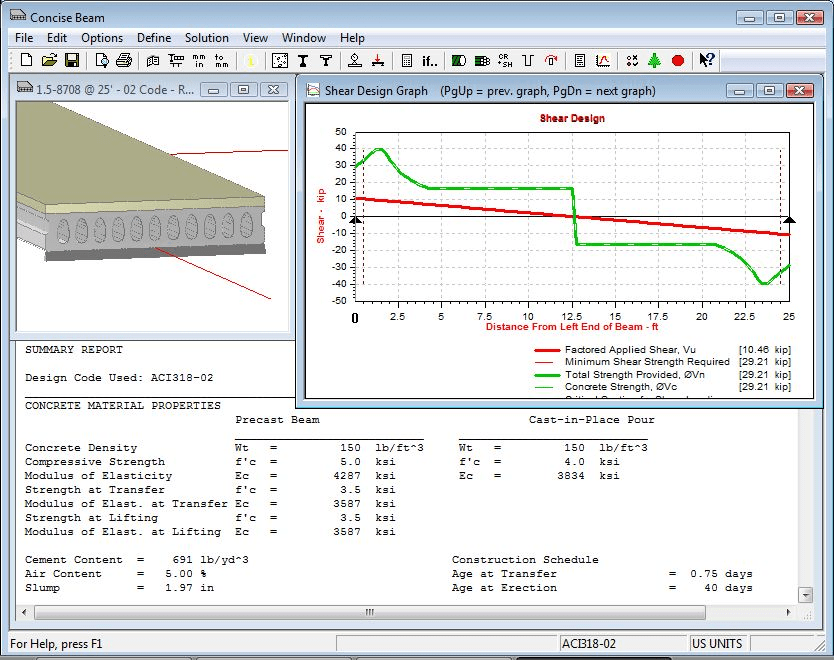 Free continuous beam software