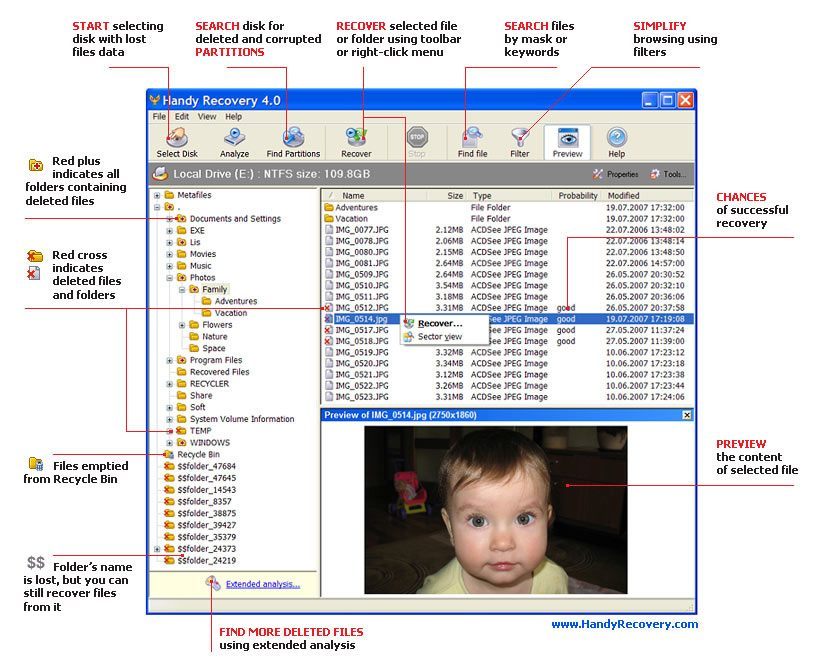 Handy Recovery - Screenshot #13