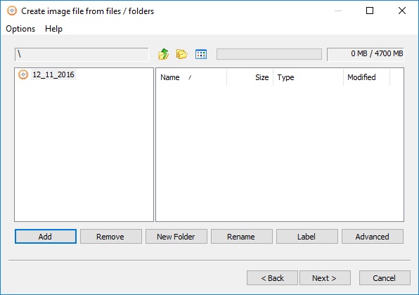 AnyBurn - Screenshot #3