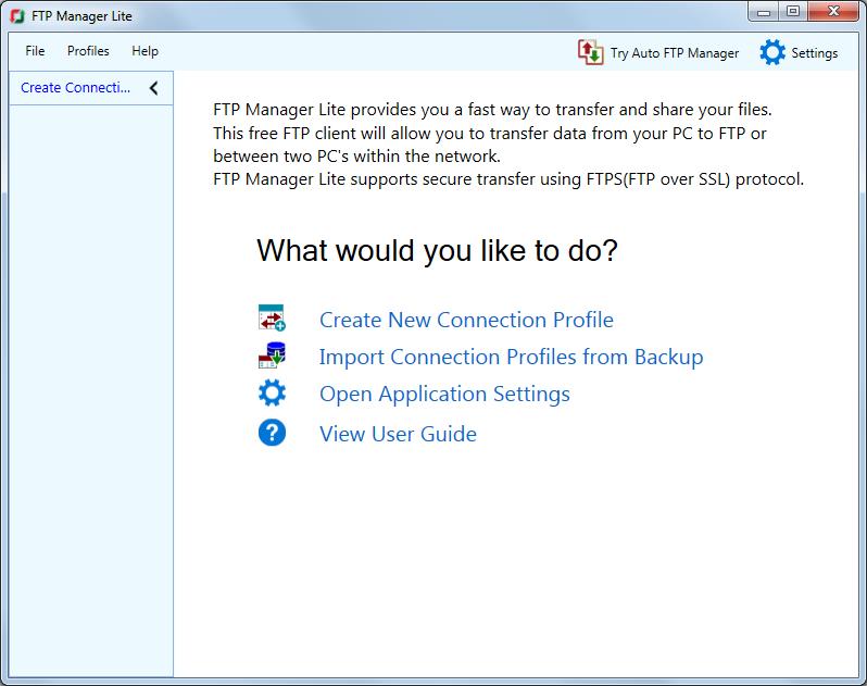 FTP Manager Lite download for free - SoftDeluxe