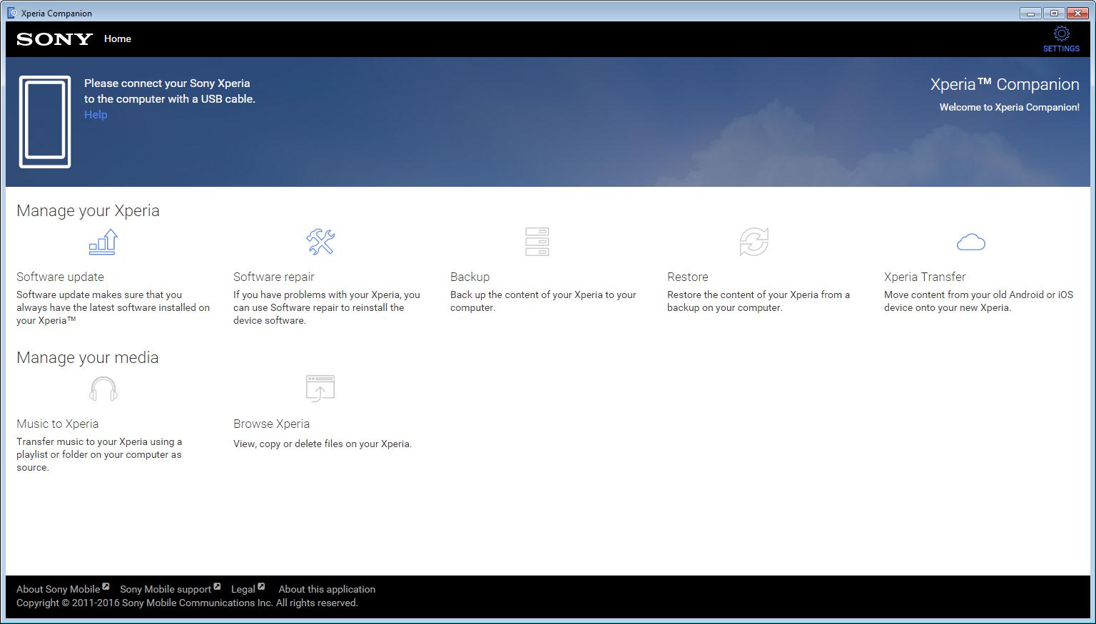 Xperia Companion - Screenshot #15